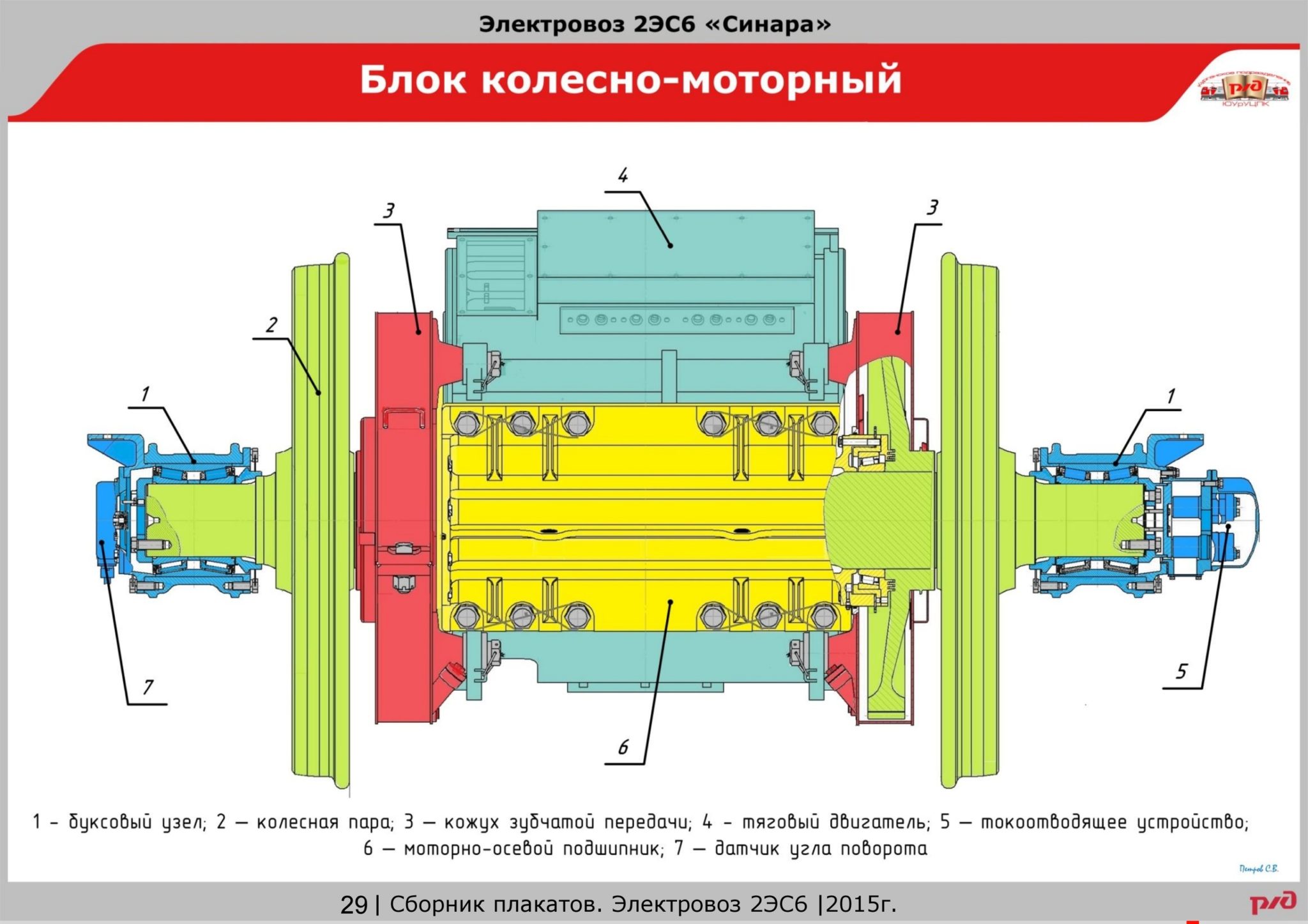 Колесно моторный блок электровоза